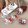 Korean Light Luxury Temperament Kt Rocking Music Simple And Small Magnetic Attraction Personality Cute Mobile Phone Holder Desktop Lazy Airbag