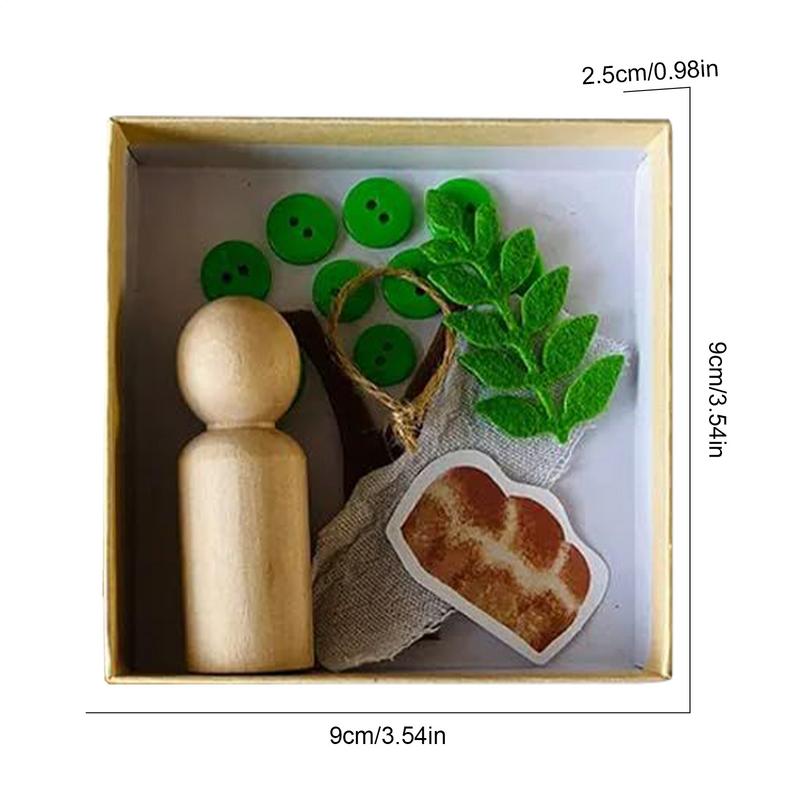 Holy Week Box Religious Festive Bible Game Holy Week Box Resurrection Game Easter Story Religious Decorations for Basket
