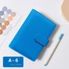 Customized Planner Diary Notebooks A5 A6 A7 Ring Binder Budget Pu Leather Binder Clip Notebook