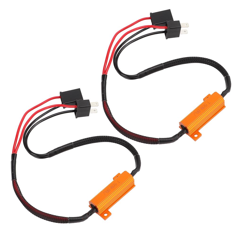 LED Decoder H7 Aluminum Housing Single Resistance Wire LED Headlight Fault Decoder