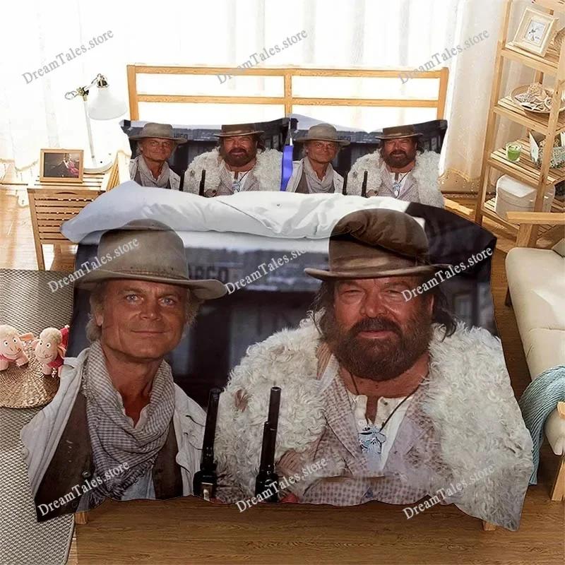 Bud Spencer Terence Hill Bettwäsche Set Jungen Mädchen Twin Queen Size Bettbezug Kissenbezug Bett Kinder Erwachsene Heimtextilienextile741