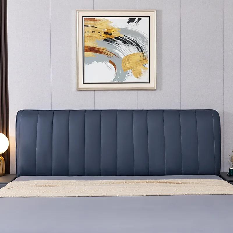 Abriebfester Bezug für Bettkopfteile, dicker, elastischer Stoff mit All-Inclusive-Technologie, staubdichter Bezug für die Bettrückenlehne