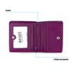 Japanese-Style RFID Genuine Leather Mini Wallet - Simple & Fashionable Coin Purse