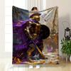 Goldene spartanische Krieger-Decke Schlafzimmer-Decke für Wohnzimmer-Sofa Mittagspause Weicher Überwurf für Freundes-Festival Geschenk