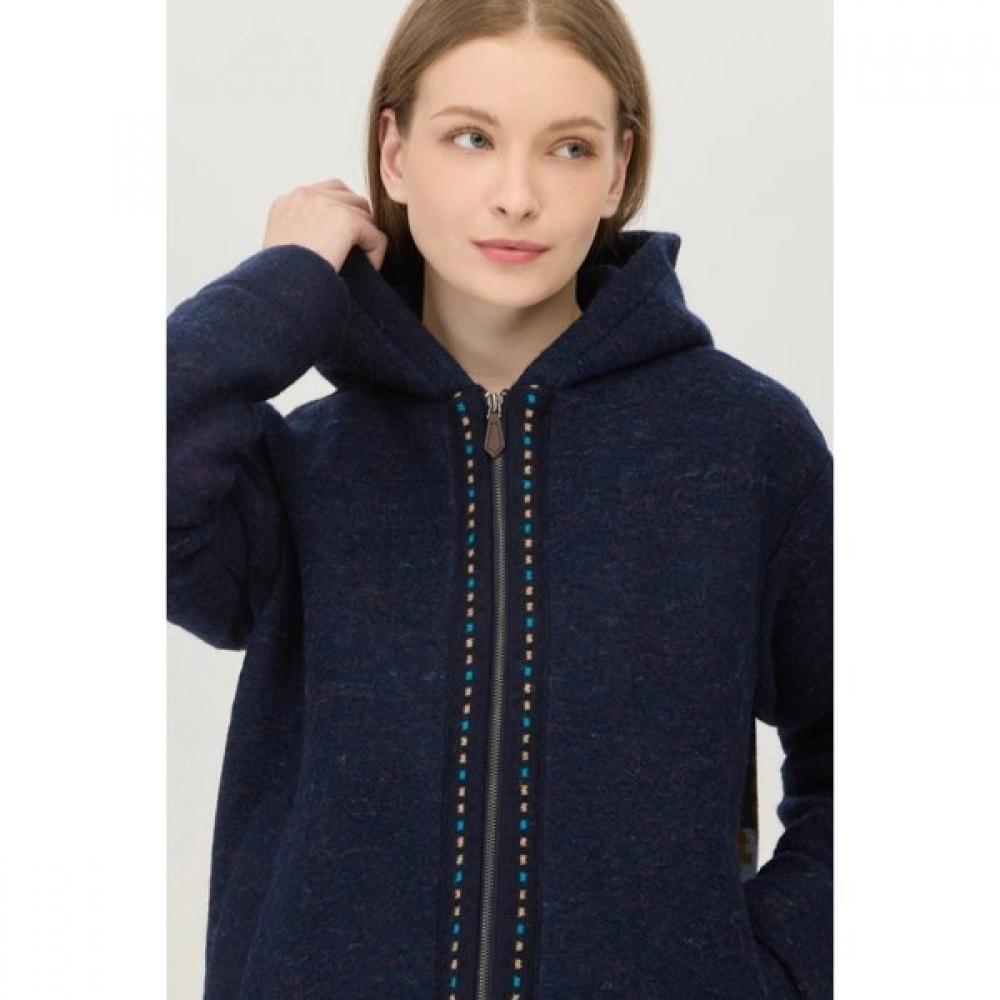 Benetton Jacquard Knit Hood Wool Jumper Bajp51561