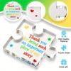 Teacher Appreciation Acrylic Puzzle: Engraved, Heartwarming (Women/Men). Cute Gifts for Students/Daycare Teachers.