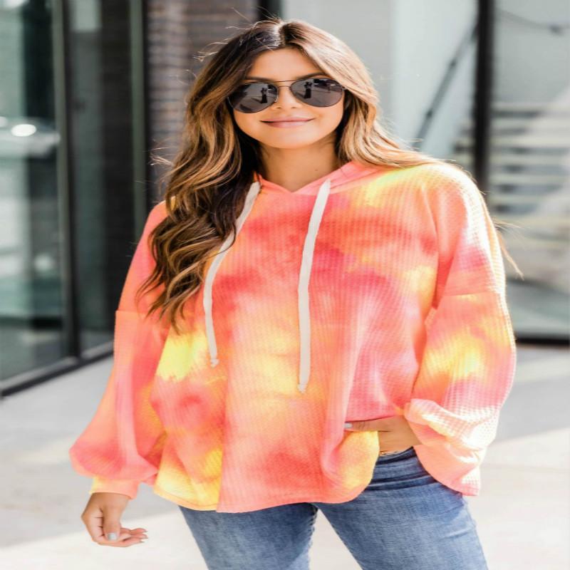 Primavera Verano Mujer Nuevo Tie-dye Sudadera con Capucha de manga larga  Jumper comprar a buen precio — entrega gratuita, reseñas reales con fotos —  Joom