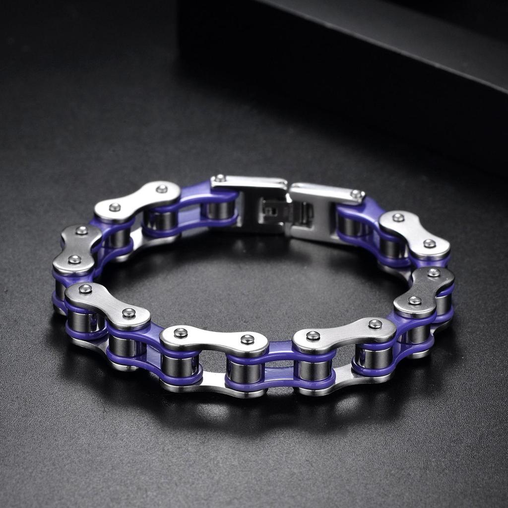Unisex Rock Hip Hop Motorcycle Chain Bracelet