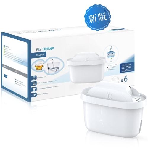 UPERCT Water Filter Cartridges Compatible with Brita Maxtra Water Filters (6-Pack) - Includes a Gift