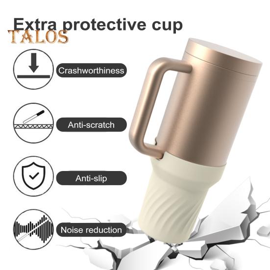 Silikonový kryt šálku pro botičku pohárku 30/40 Oz Potravinářský opakovaně použitelný odolný chránič dna bez BPA