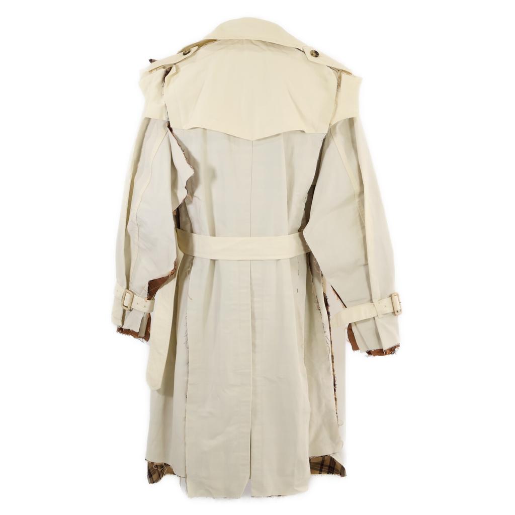 Maison MIHARA YASUHIRO B08CT121 Slide Piece Trench Coat coat 38 IvoryUsed
