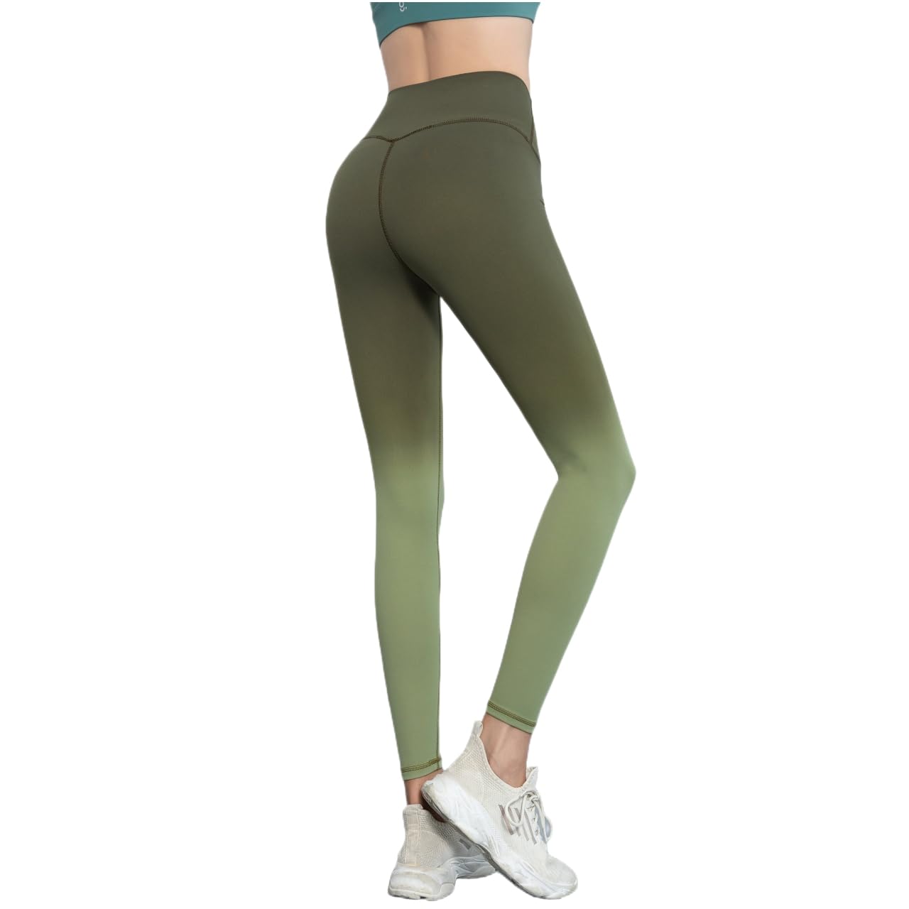 

THEOPHEMIA Эластичные Стильные Фитнес-Леггинсы для Йоги для Красивого Размера 7503 Женские Леггинсы, Одежда, Влагоотводящие, Быстросохнущие, Ноги, (М, Зеленый) зелёный