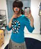 Kikoji Et Sign T-Shirt Turquoise