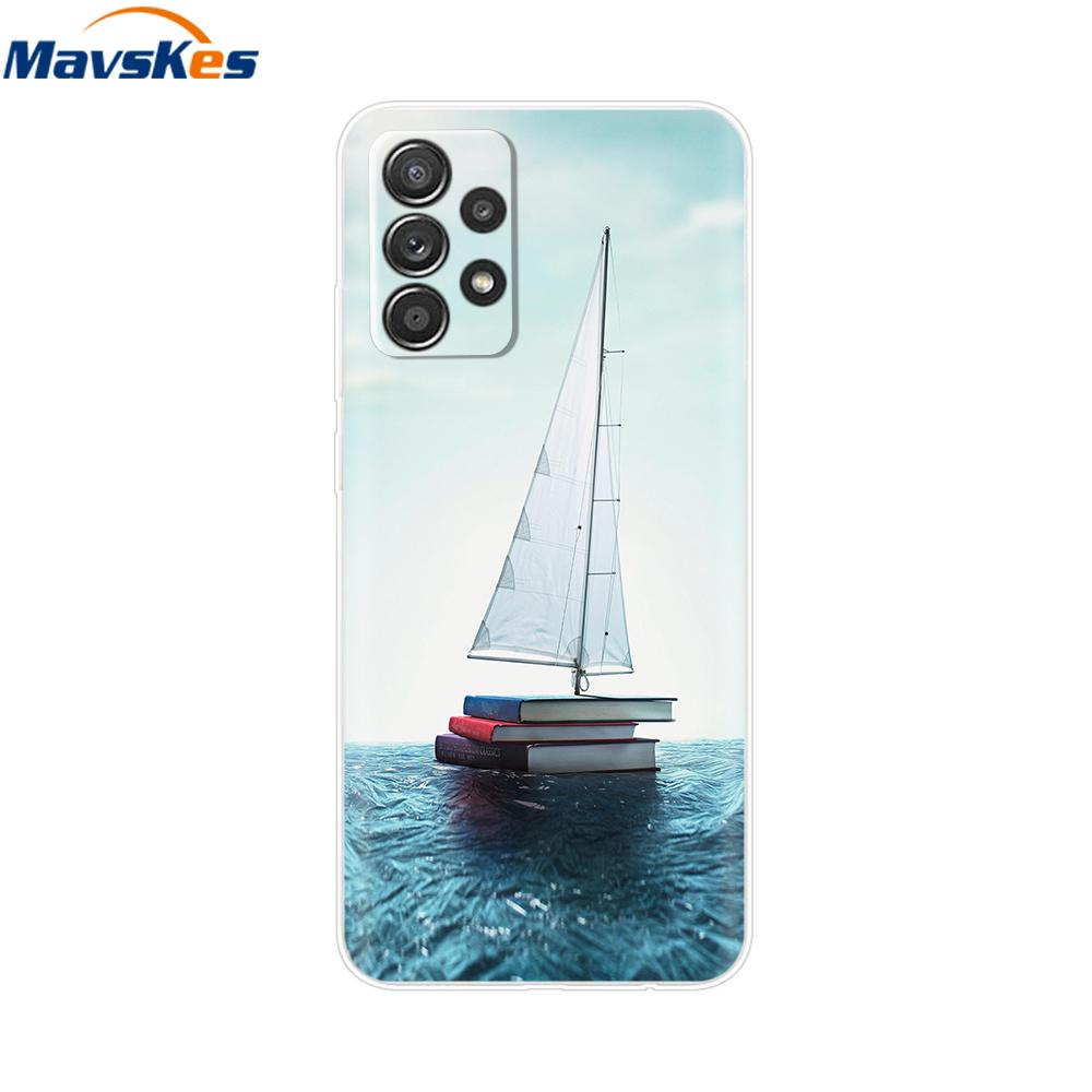Für Samsung A52S 5G Hülle Niedliche Maus Blume Bemaltes Cover Klare Silikon Handyhülle Für Samsung Galaxy A52 A 52 52S 5G Weiche Taschen