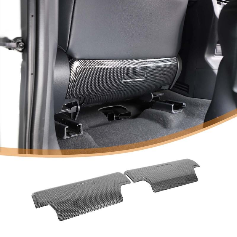 For Toyota Land Cruiser 250 Prado LC250 2024 ABS Carbon Fiber Seat Back Kick Panel Covers Car Interior Accessories