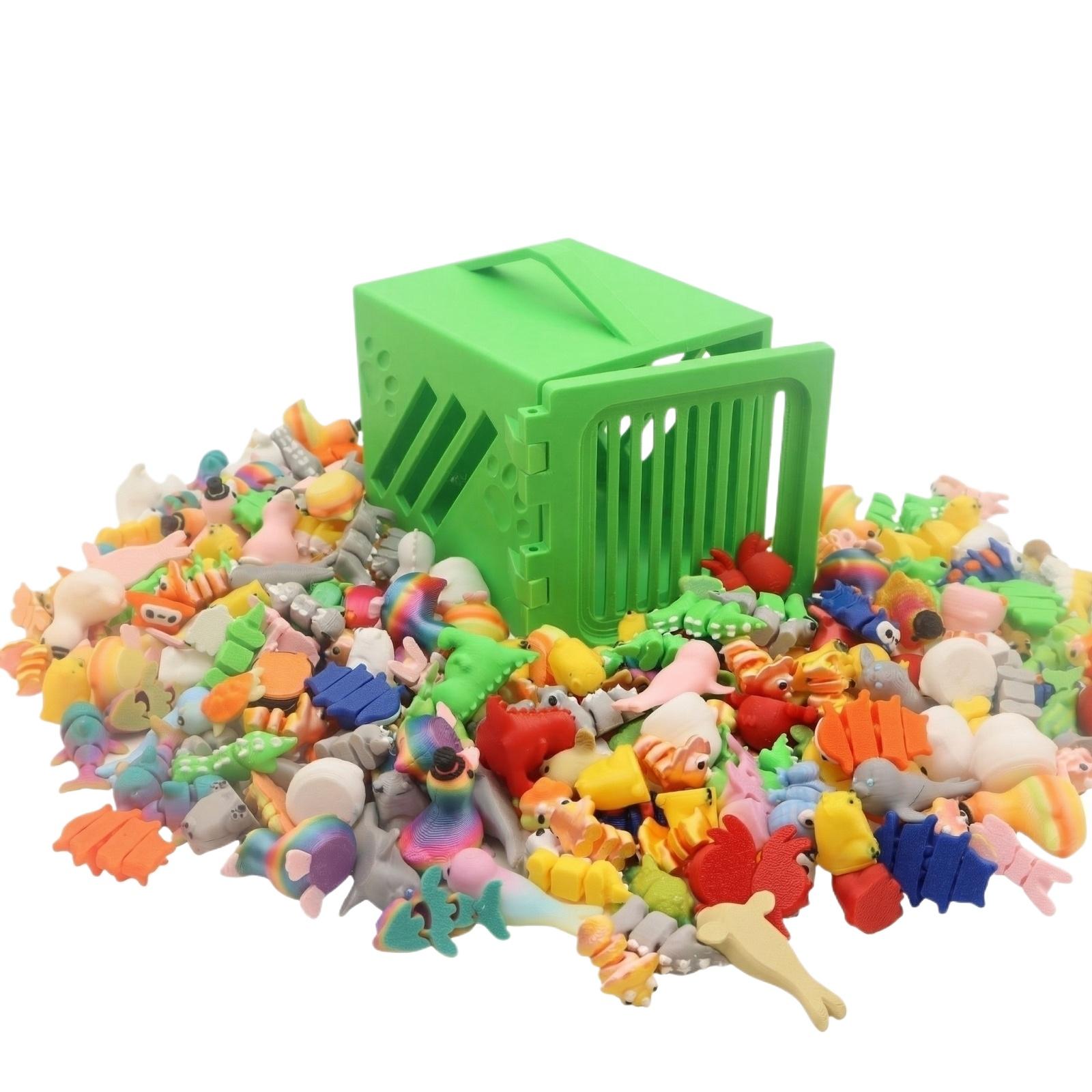

20-piece Random Small Animal Set Ornaments, Lifelike Animal Models For Microscopic Decoration One Size зелёный