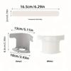 Invisible Non-Slip Plastic Bed Sheet Holders - 4 Pieces for Secure Fitted Covers and Quilts
