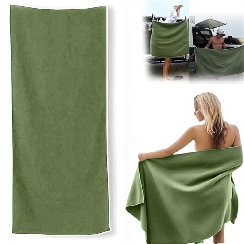 Absorbent Sandproof Magnetic Closure Beach Towel Portable for Travel Yoga Camping And Swimming