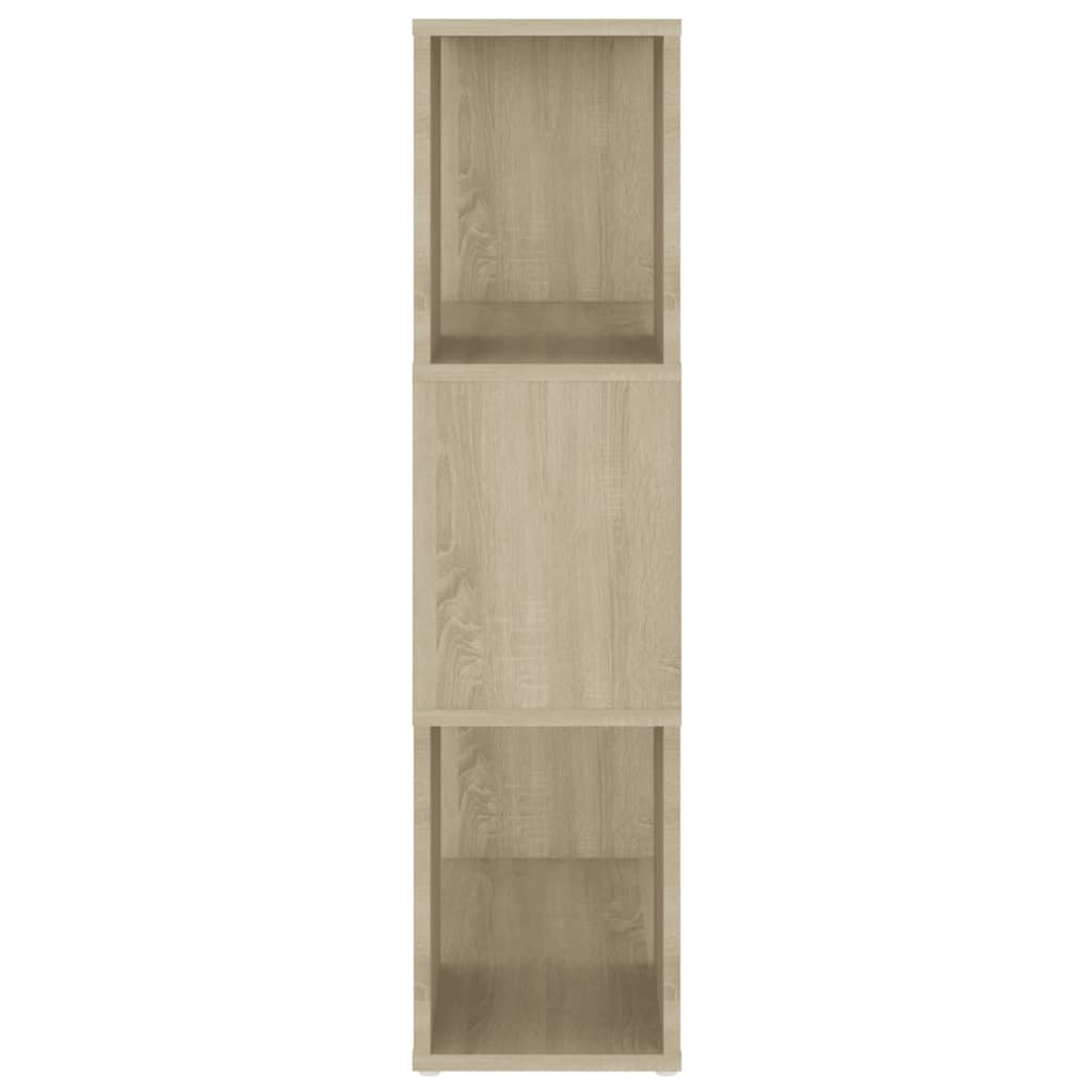 Bookshelf Room Divider Sonoma Oak 60 X 24 X 94 Cm Wood Based Material