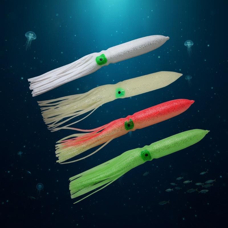 10Pcs Colorful Octopuses Squids Skirts Fishing Lure Big Octopuses Skirt Trolling Lure Soft Fishing Baits Fishing Tackle
