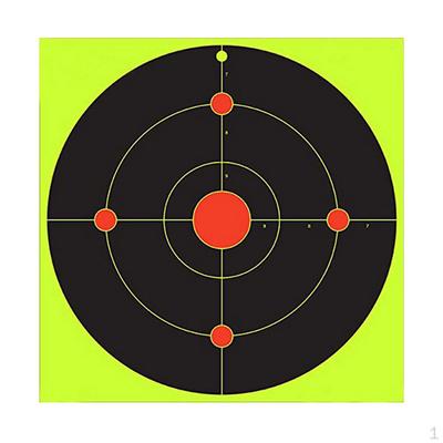 10Pcs Fluorescent Green Stickers for Gun Practice Target Paper Paster