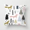 Cartoon Fox Animal Car Pillowcase Polyester Cushion Covers for Living Room Throw Pillow Case 45*45 Sofa Decoration