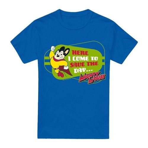 Mighty Mouse Mens Here I Come T-Shirt