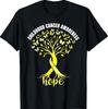Childhood Cancer Awareness Tree of Hope Butterfly Ribbon T-Shirt
