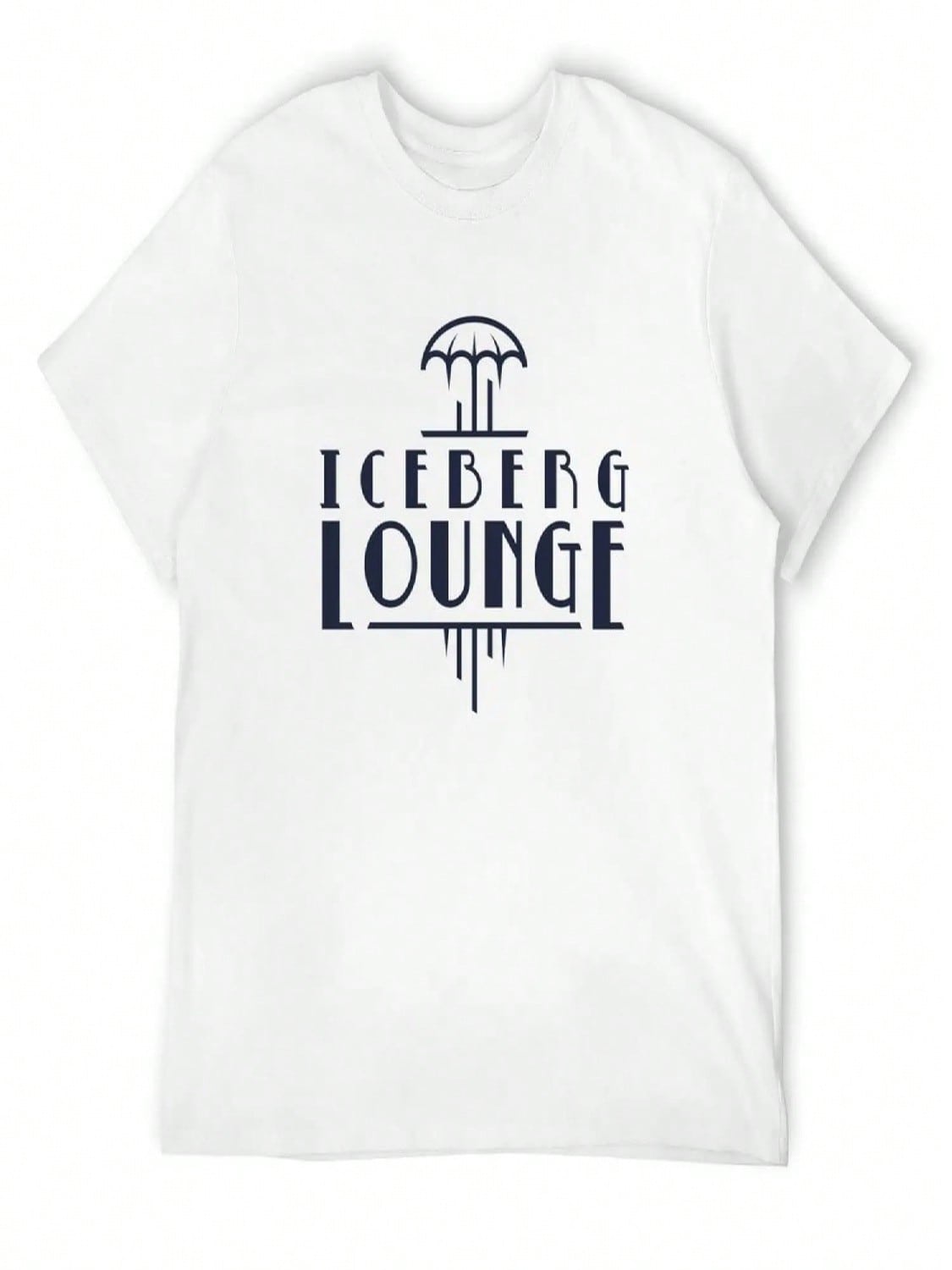 Iceberg Lounge T-Shirt Funny Shirt Cotton Man T-Shirt Black T-Shirts For unisex S разноцветный