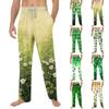 Erkek Ev Yumuşak Pijama Pantolonu Cepli Bağcıklı Günlük Spor Pantolonu