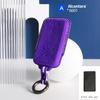 Interior Mouldings Alcantara Suede Car Remote Smart Key Case Cover Shell For Avatr Avita 11 12 Protector Keyless Keychain Access