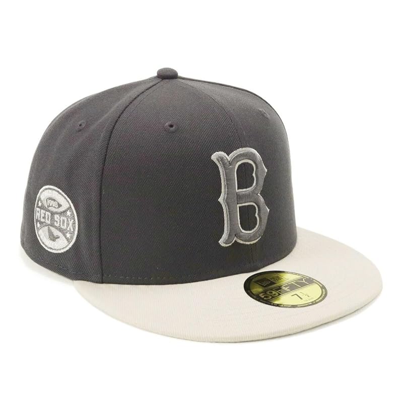 

[New Era] newera cap 59FIFTY 14676990 NER35C8246 MLB boston red sox BOS graphite gray 7 3/8 SIDE PATCH 2-Tone ONSPOTZ special order men s ladies hat
