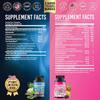 Zoyava Kortisol & Myo-Inositol Allt-i-ett Kosttillskott – Multivitaminkomplex med Extra Styrka Ingredienser för Fitness & Välbefinnande Stöd