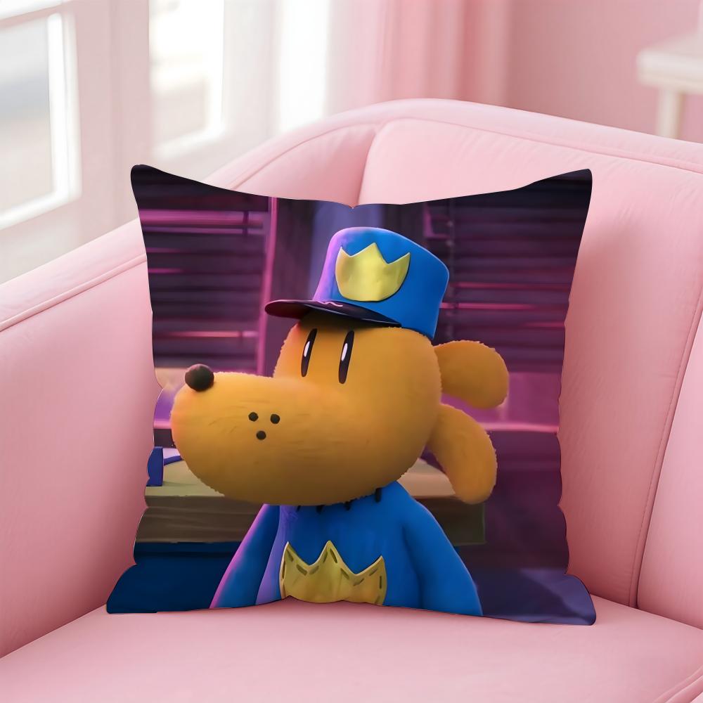 Poszewka na poduszkę Anime D-Dogman do domu i samochodu, wielofunkcyjna - Dwustronna, Miękka i Trwała do codziennego użytku