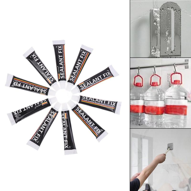 1/5/10Pcs 12G Glue Instant Strong Bond Marble Metal Glass Moistureproof Adhesive Tiles Fix Sealant Quick-Drying Home Sealer