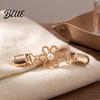 Vintage Clothing Accessories Hollow Flower Cardigan Sweater Clip, Women Clip with Waist Tightener Faux Pearl, Cincher for Dress Shawl Pants Anti Slip