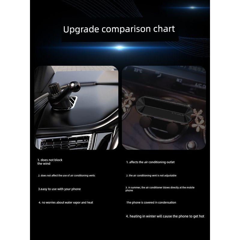 Car Phone Holder That Doesn'T Block the Air Vent, New Base Accessory, Fixed Bracket, New Support for In-Car Navigation