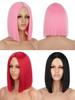 European and American Style Medium-Length Straight Clavicle Wig for Women