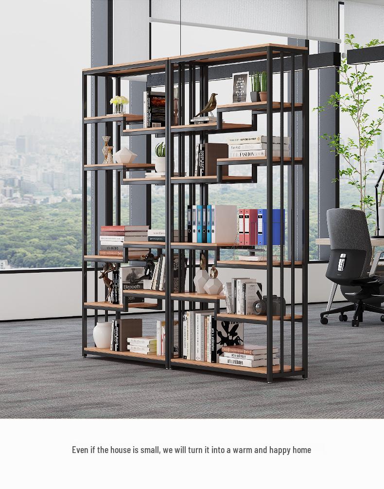 Multi-Layer Barber Shop & Office Display Shelf Rack