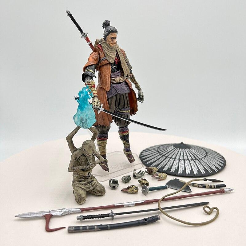 15cm Figma Sekiro :Shadows Die Twice Anime Figure Sekiro Dx Action Figure Sekiro Figurine Collection Model Doll Toy Gift
