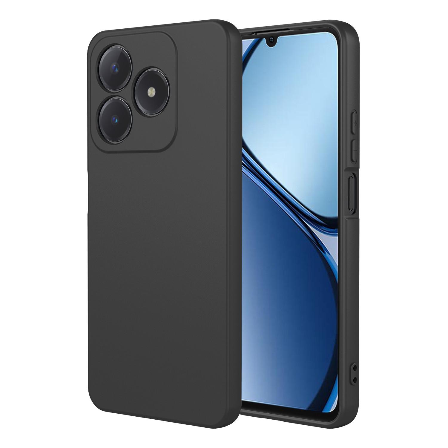 

Простой гибкий чехол из жидкого силикона для Honor 400 Lite 5G, защитная накладка из ТПУ, коке, капа, оболочка, fundas Honor 400 Lite чёрный