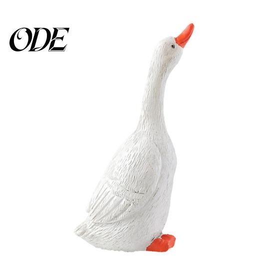 Goose Garden Ornaments Realistic Ornament, Miniature Resin Figurine, Statue Landscape Accessories for Outdoor Micro Bonsai Patio Decor Statues