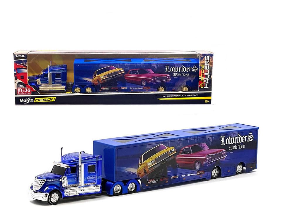 Maisuto 1/64 Scale MiJo Limited Edition - 1 Mac Anthem Enclosed Transporter Lowrider 12418-LR