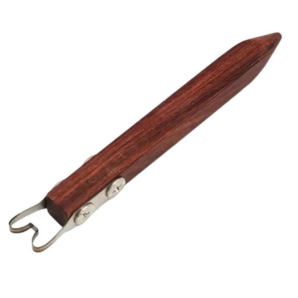 Künstlerische Keramikbasis-Finisher Holz & Metall Handgefertigtes Keramik-Verzierwerkzeug zum Perfektionieren von Tonkreationen & Skulpturen