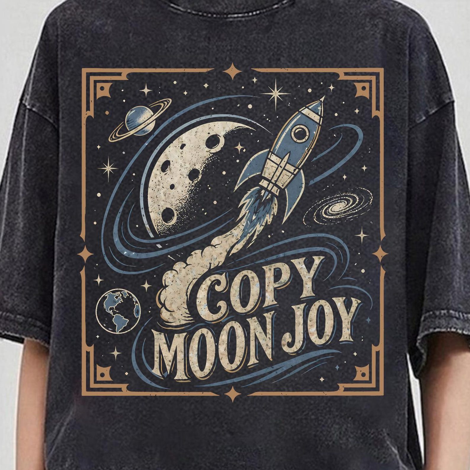 Copy Moon Joy Artemis II Shirt, Lunar Mission Tee, Space Nerd Shirt, Astronomy Tshirt, Moon Mission 2026, Humanity Returns to the Moon Gift S