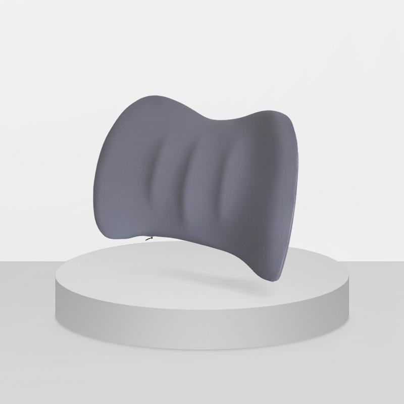 Fashionable and Minimalist Car Headrest and Neck Protection Pillows Solid Color Car Interior Cushion Soft Support Memory Rebound Lumbar Support Pillow
