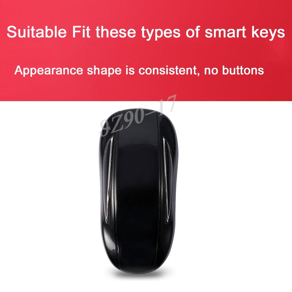 ABS Carbonfaser Smart Key Cover Hülle für - Tesla Model X Zubehör Schlüsselanhänger Schutz