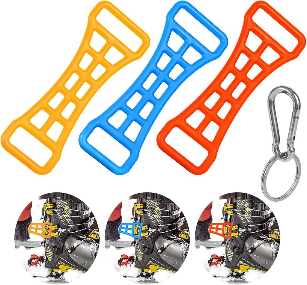 Kasyat Ski Boot Carriers Straps Snowboard Boot Carrier Strap Ski Boot Buckle Lever Tool Multipurpose Tightening Assist Tools