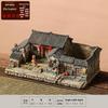 Retro Farmhouse Courtyard Miniature: Nostalgic Desktop Bonsai Decor for Living Room