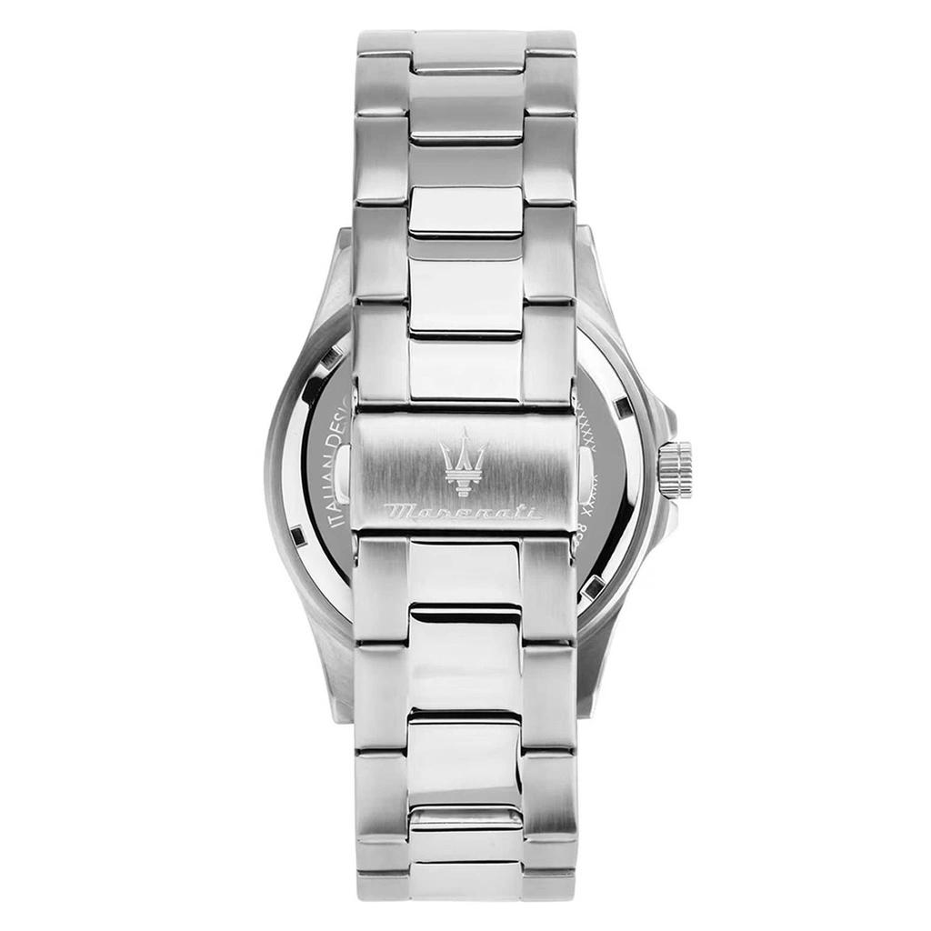 Maserati Competizione Stainless Steel Green Sunray Dial Quartz R8853100038 100M Men's Watch